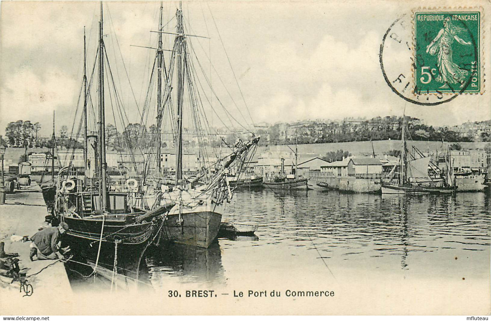 29* BREST   Le Port Du Commerce     RL23,0376 - Brest