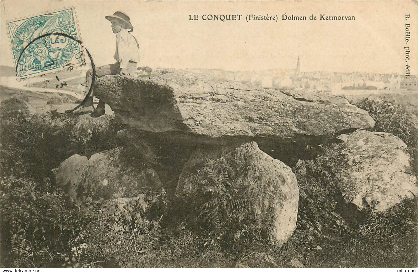 29* LE CONQUET  Dolmen De Kermorvan      RL23,0267 - Le Conquet