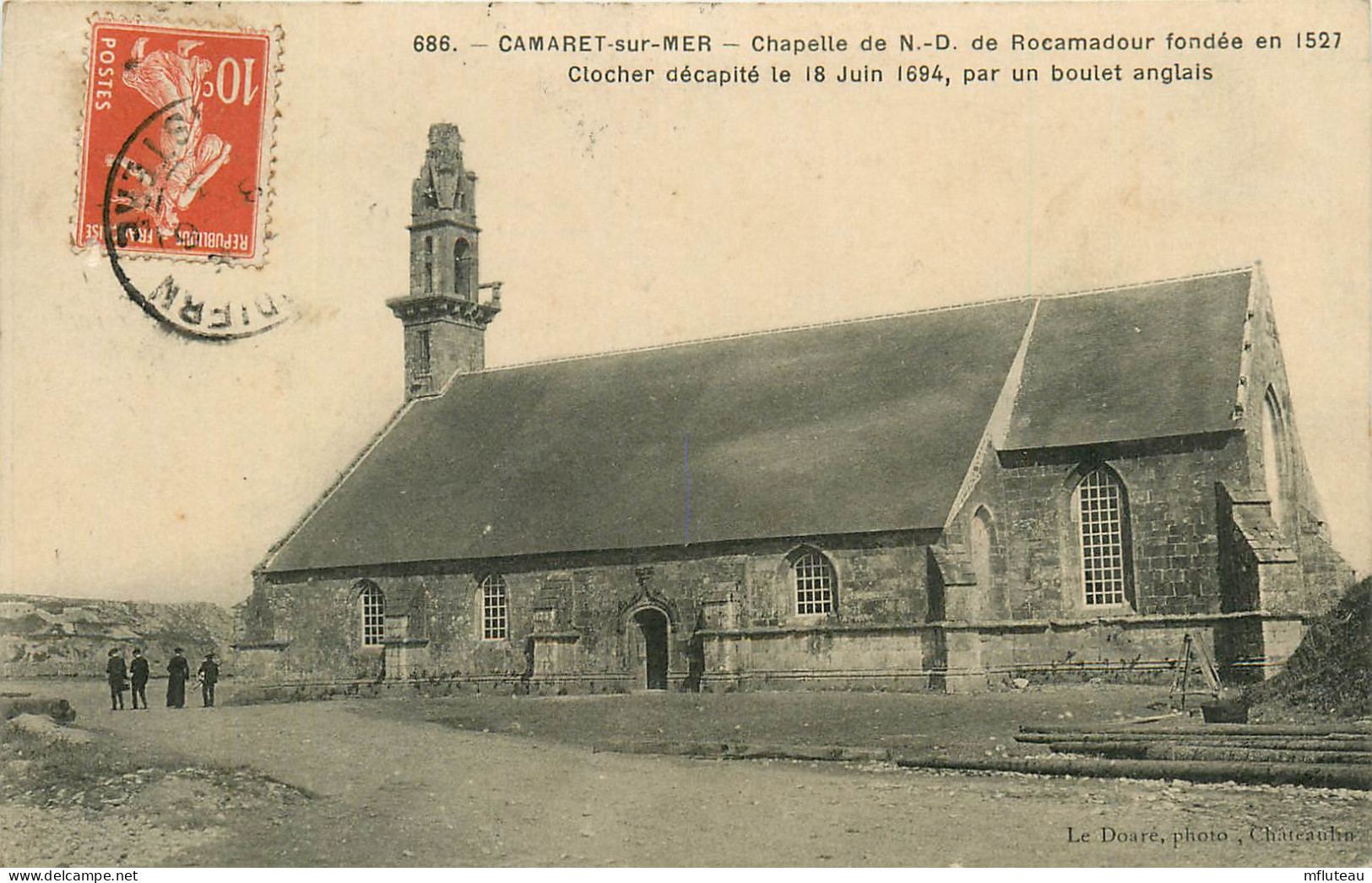 29* CAMARET S/MER   Chapelle Notre Dame De Rocamadour     RL23,0255 - Sonstige & Ohne Zuordnung