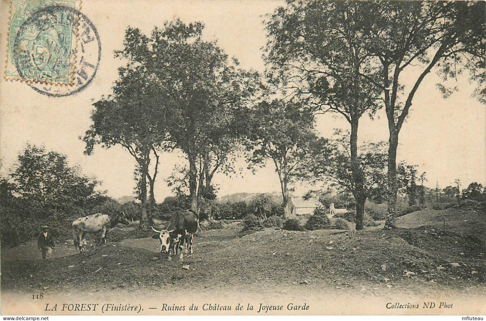 29* LA FOREST Ruines Chateau De La Joyeuse Garde       RL23,0096 - Sonstige & Ohne Zuordnung