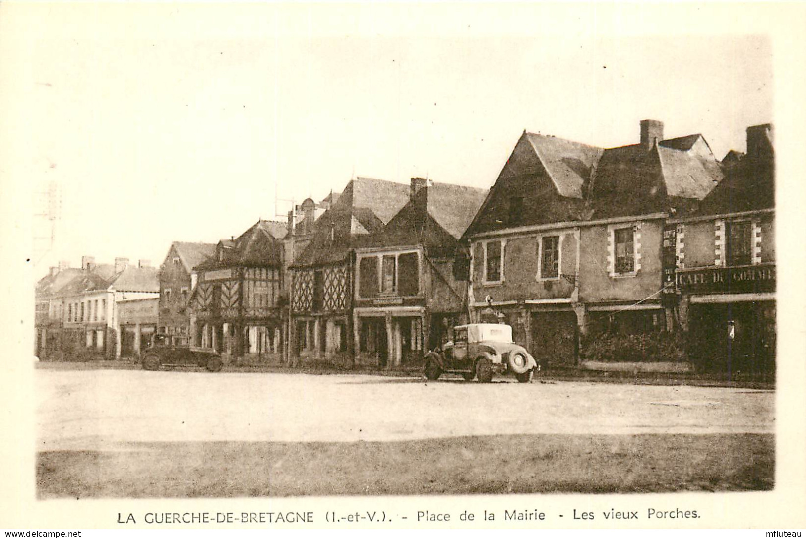 35* LA GUERCHE DE BRETAGNE  Place De La Mairie- Vieux Porches       RL23,1095 - La Guerche-de-Bretagne