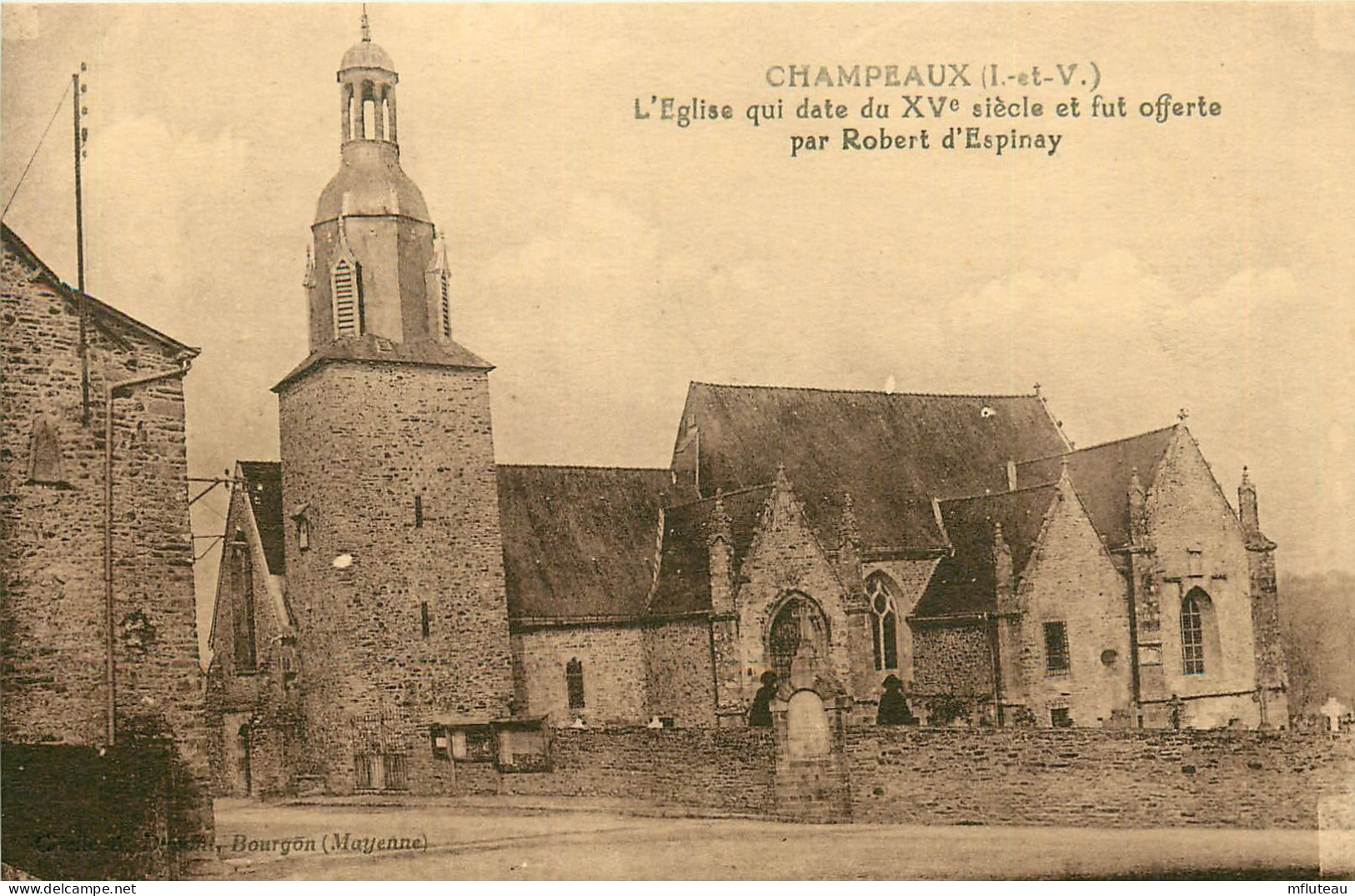 35* CHAMPEAUX  L Eglise      RL23,1064 - Otros & Sin Clasificación