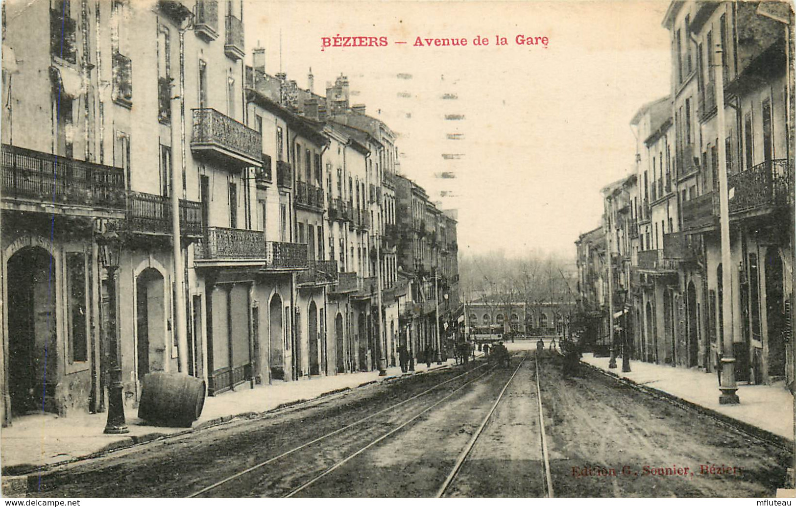 34* BEZIERS  Av De La Gare        RL23,1008 - Beziers