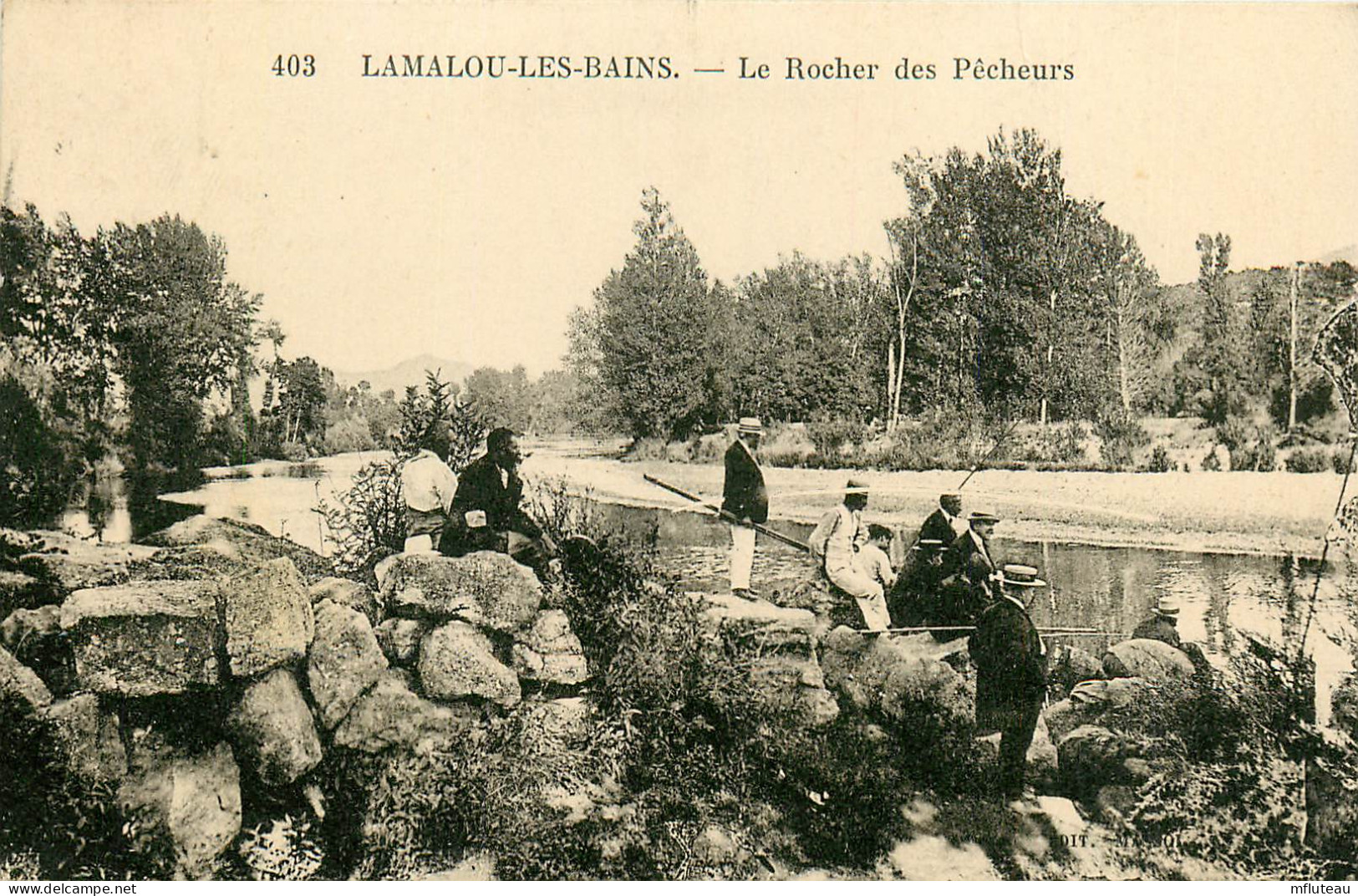 34* LAMLOU LES BAINS   Le Rocher Des Pecheurs      RL23,0989 - Lamalou Les Bains