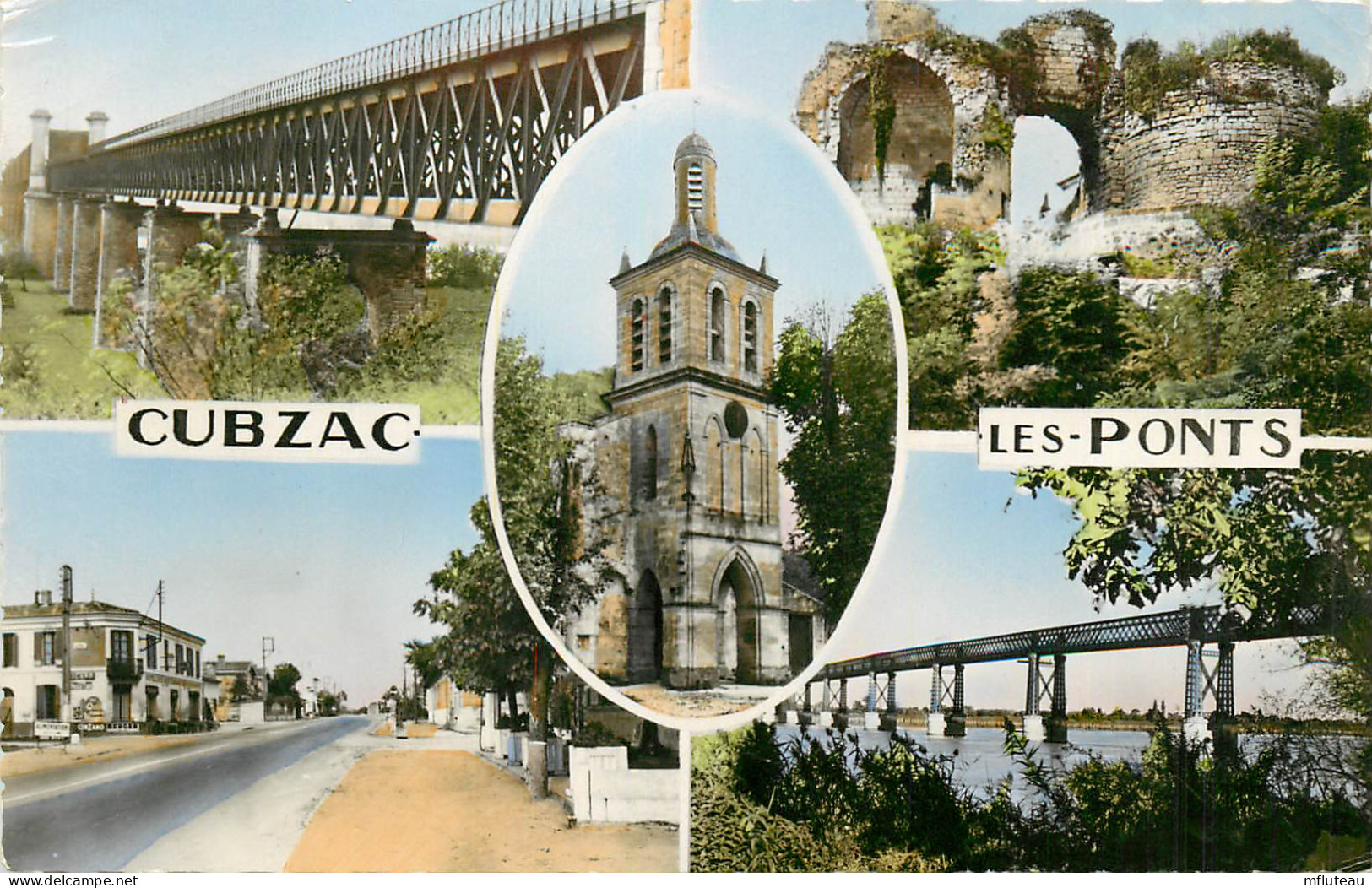 33* CUBZAC  LES PONTS  Multi Vues   (CPSM 9x14cm)    RL23,0926 - Cubzac-les-Ponts