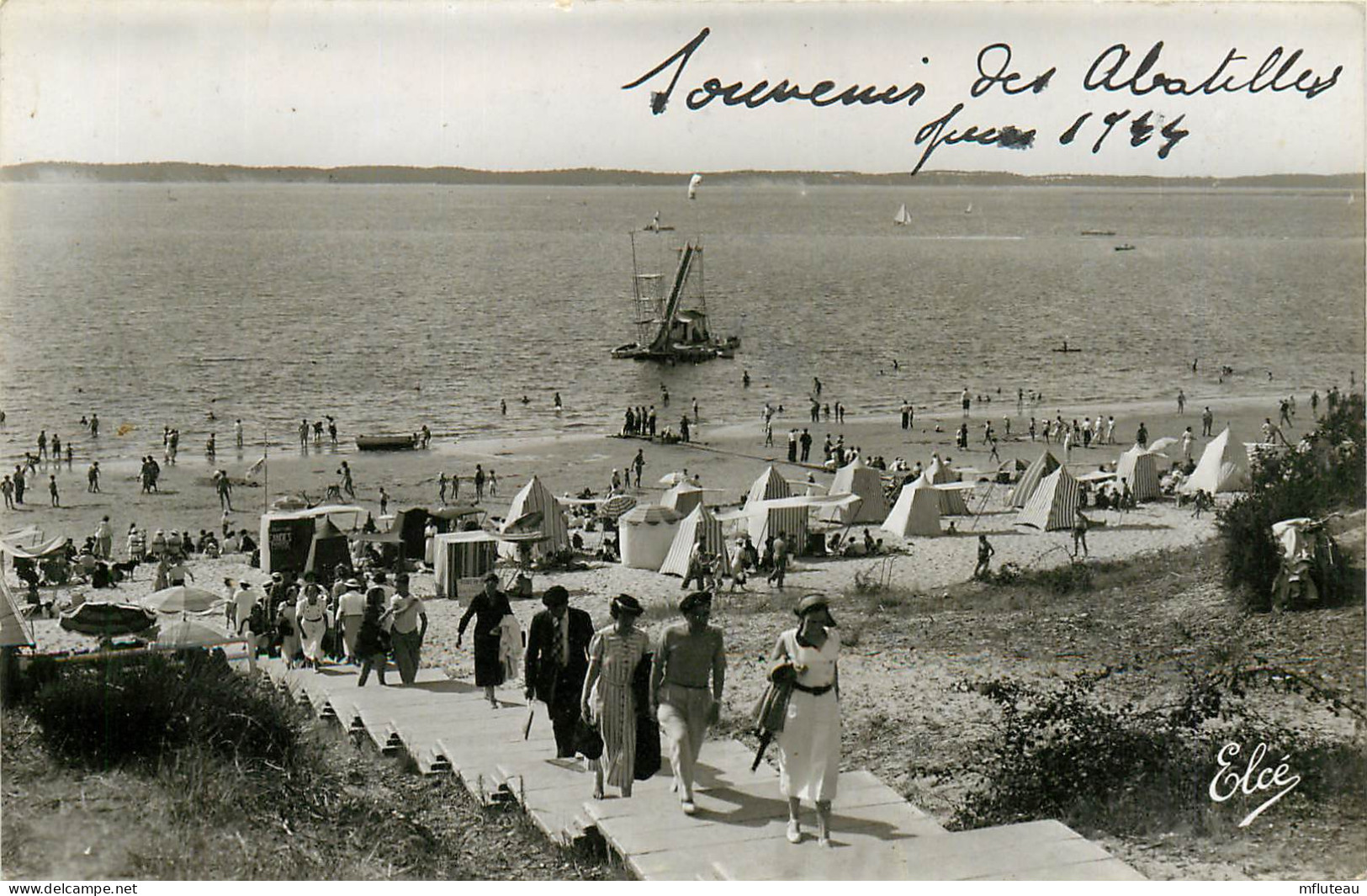 33* ARCACHON    Descente A La Plage Des Abatilles  (CPSM 9x14cm)   RL23,0825 - Arcachon