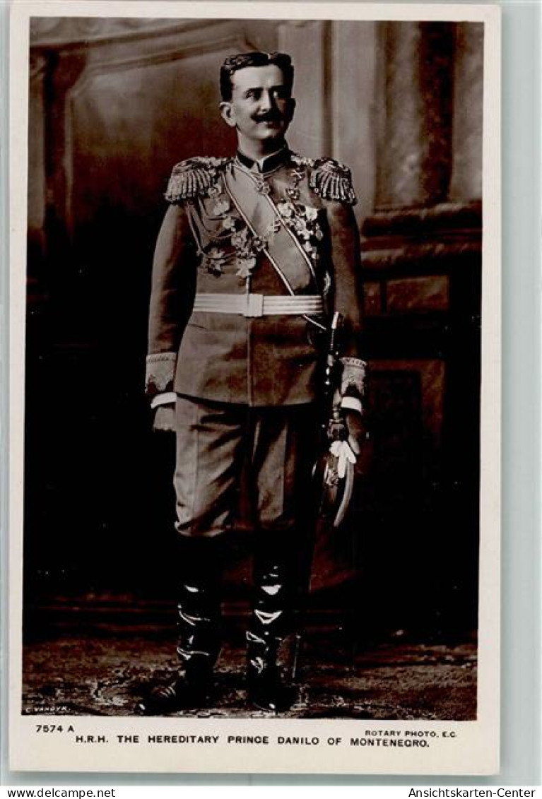 52238208 - Prince Danilo Of Montenegro  Rotary Photographic Series 7574 A - Familles Royales