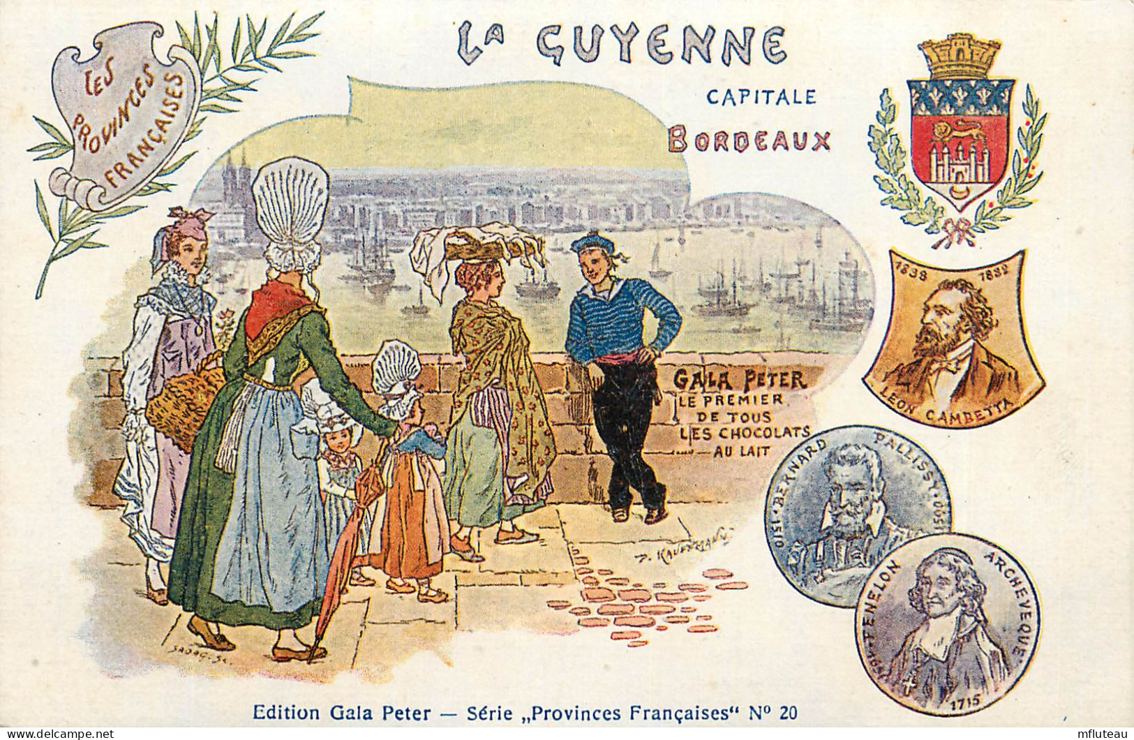 33* BORDEAUX     Capitale De La Guyenne  (illustree)    RL23,0783 - Bordeaux