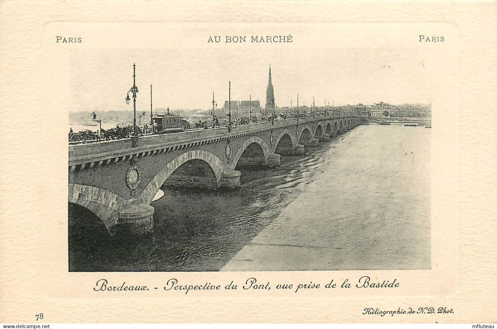 33* BORDEAUX  Perspective Du Pont       RL23,0774 - Bordeaux