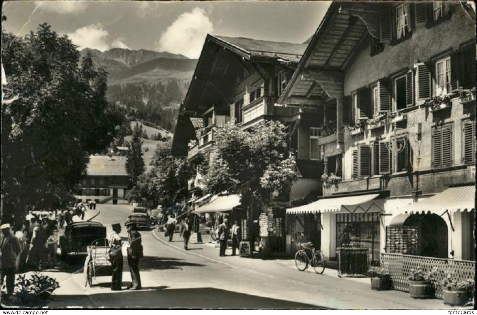 11337646 Lenk Simmental Berner Oberland Dorfstrasse Mit Wistaetthorn Lenk Im Sim - Andere & Zonder Classificatie