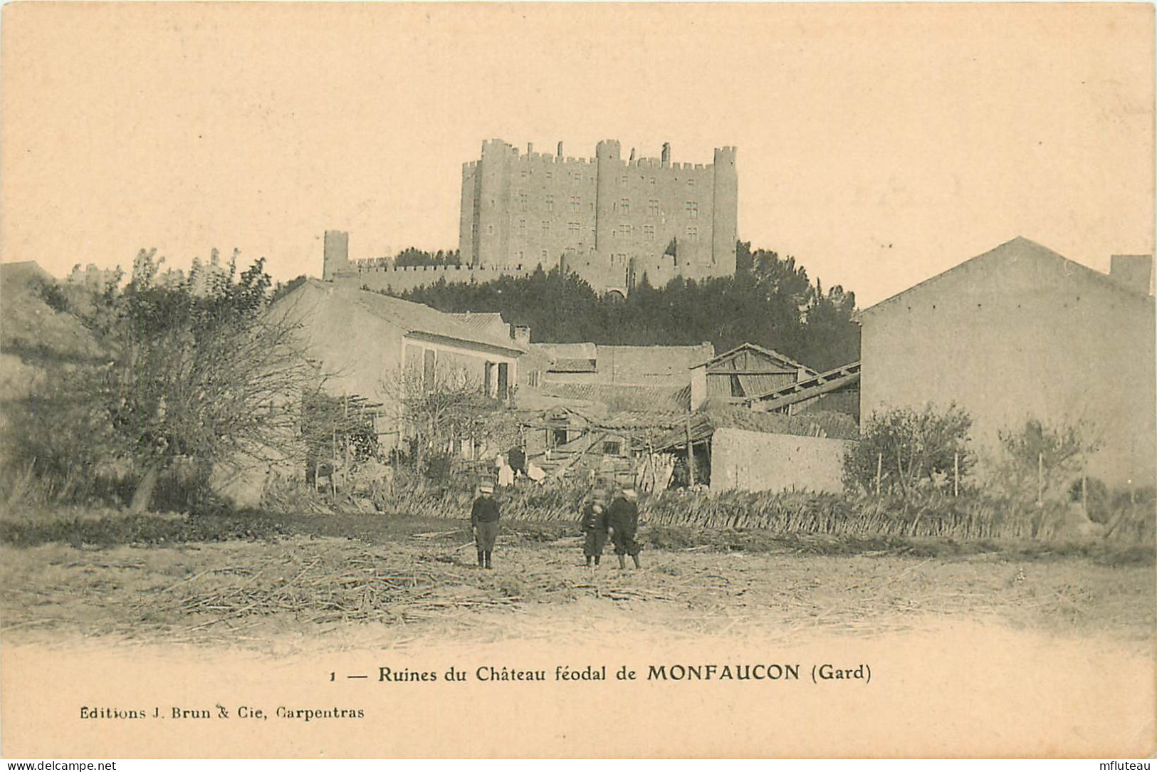 30* MONFAUCON  Ruines Chateau       RL23,0651 - Andere & Zonder Classificatie