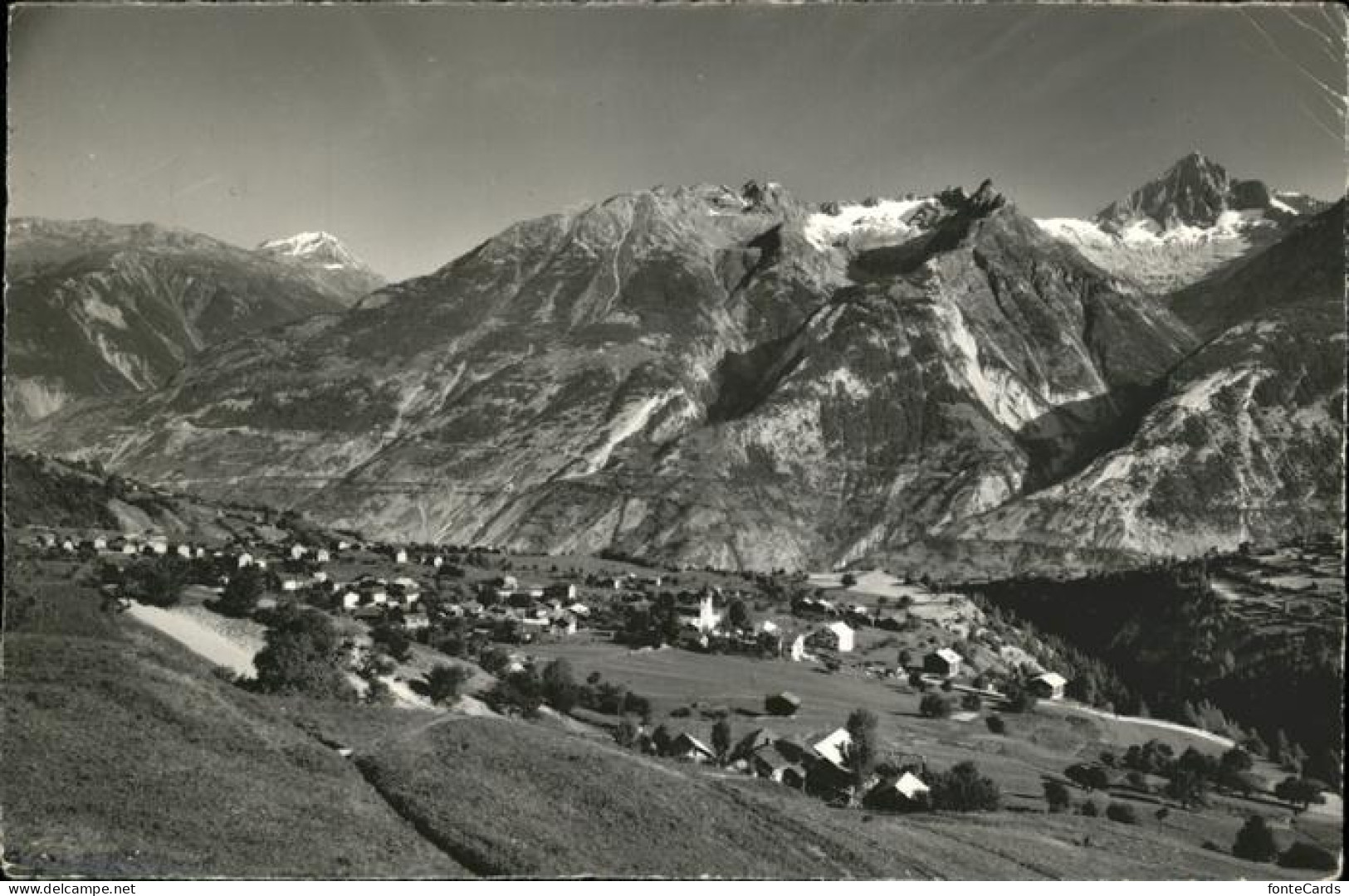 11337643 Unterbaech Panorama Mit Balmhorn Wannehorn Wilderhorn Bietschhorn Unter - Andere & Zonder Classificatie