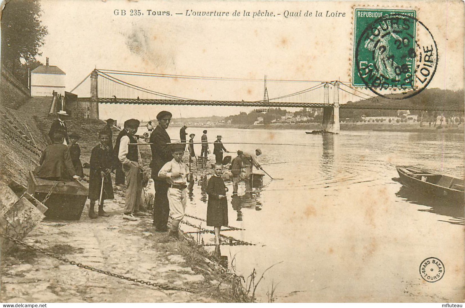 37* TOURS  Ouverture De La Peche  Quai De Loire       RL23,1628 - Tours