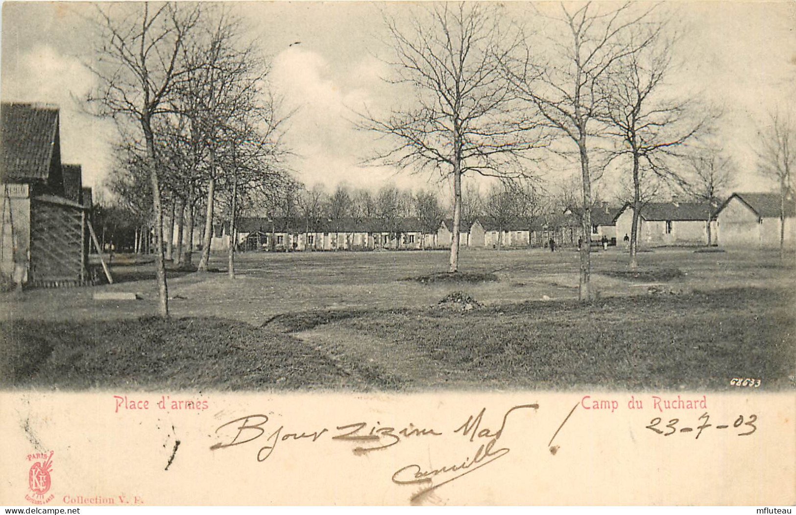 37* LE RUCHARD  Camp   - Place D Armes    RL23,1572 - Kazerne