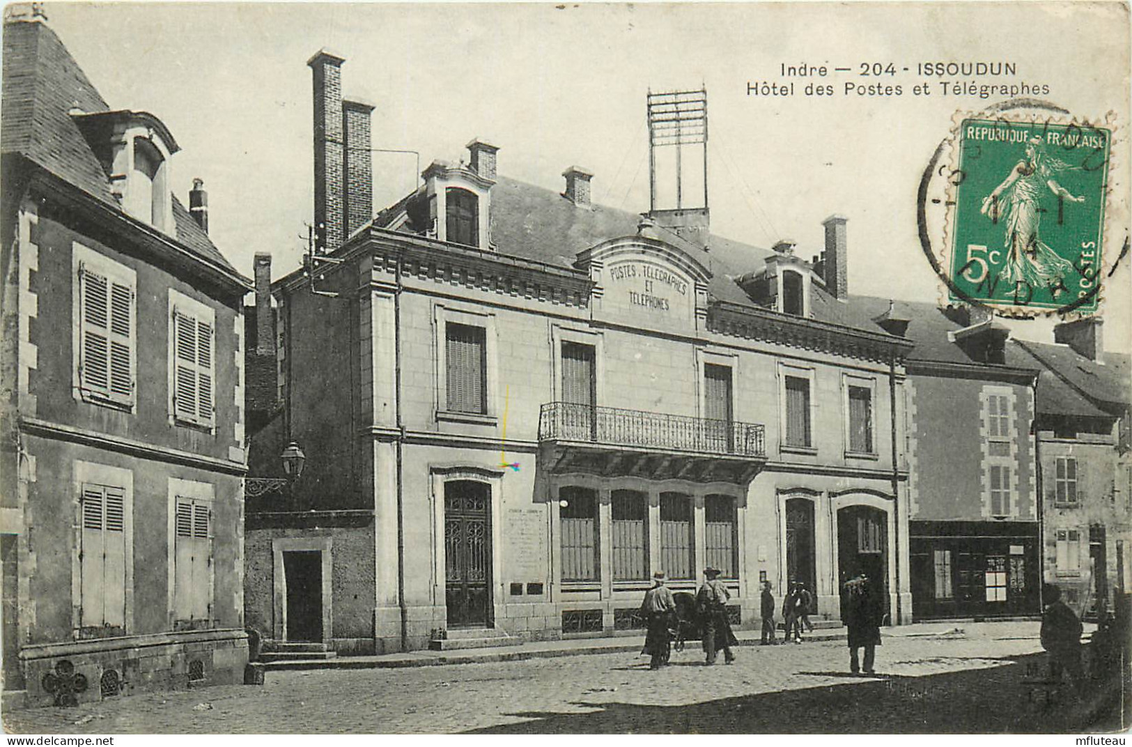 36* ISSOUDUN    Hotel Des Postes Et Telegraphes     RL23,1371 - Issoudun