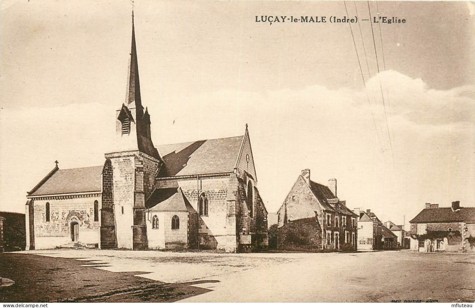 36* LUCAY LE MALE  L Eglise      RL23,1318 - Andere & Zonder Classificatie