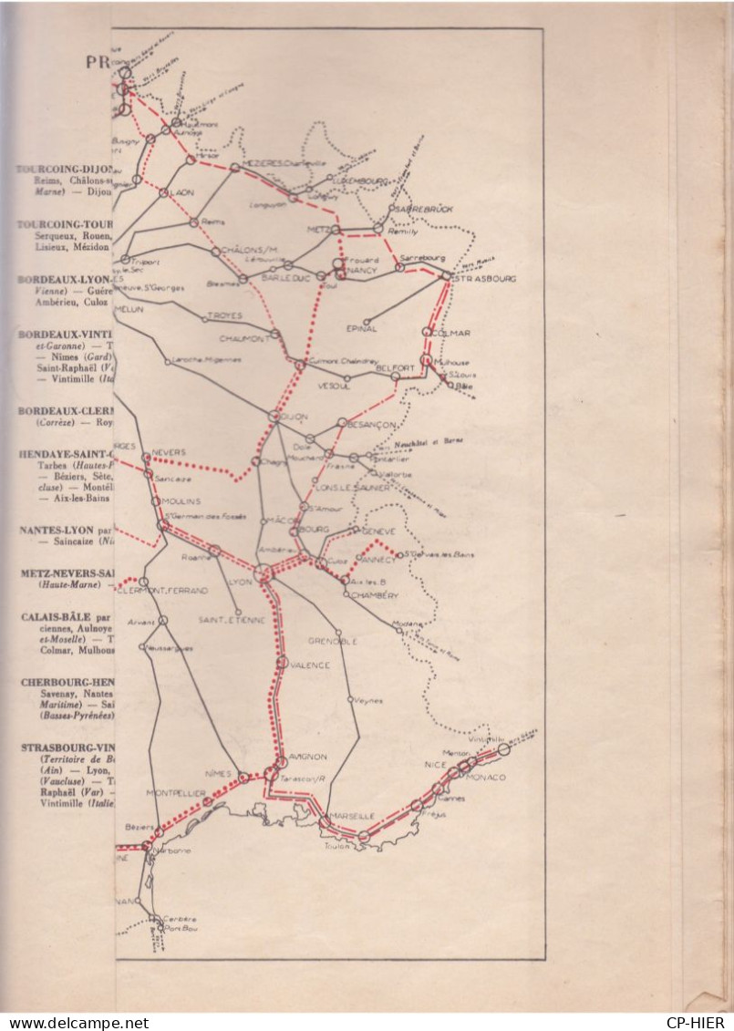 MEMENTO GEOGRAPHIQUE DES PTT 1951 - CARTE - Mapas/Atlas