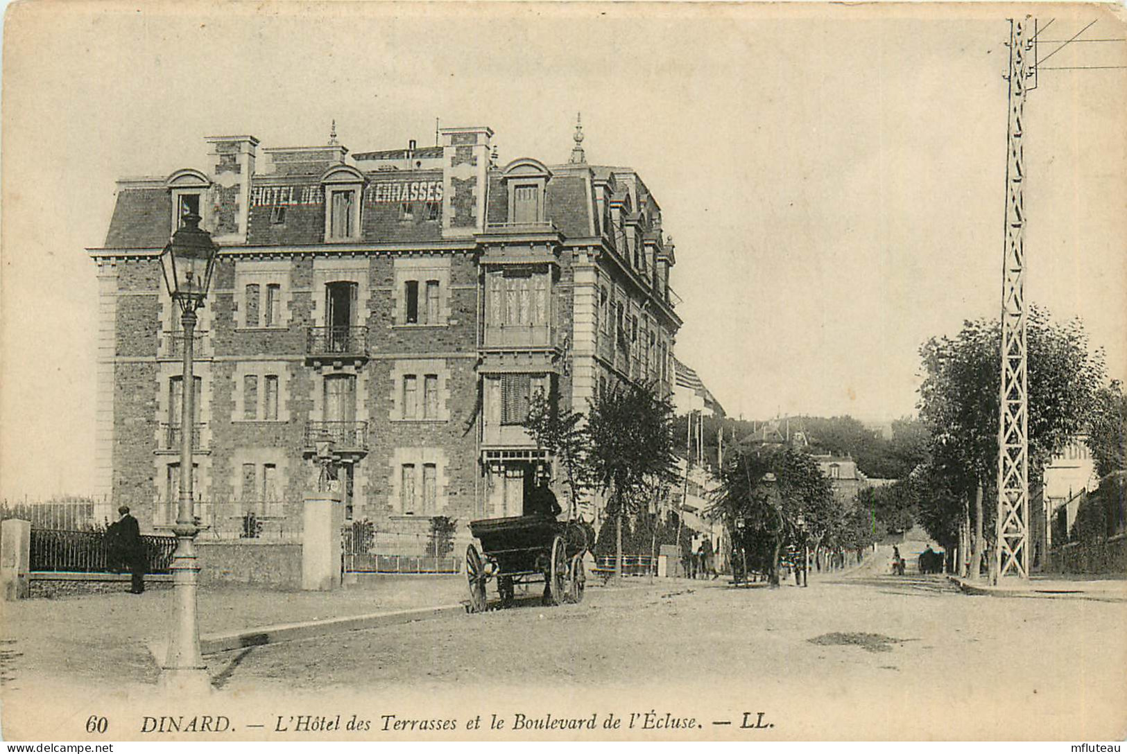 35* DINARD   Hotel Des Terrasses Et Bd De L Ecluse     RL23,1171 - Dinard