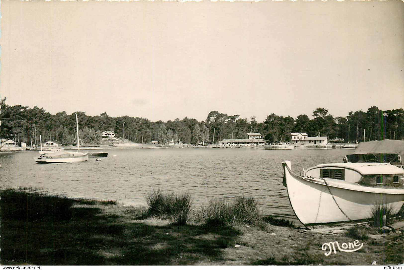 40* BISCARROSSE     La Baie D Ispe  (CPSM 9x14cm)    RL23,1952 - Biscarrosse