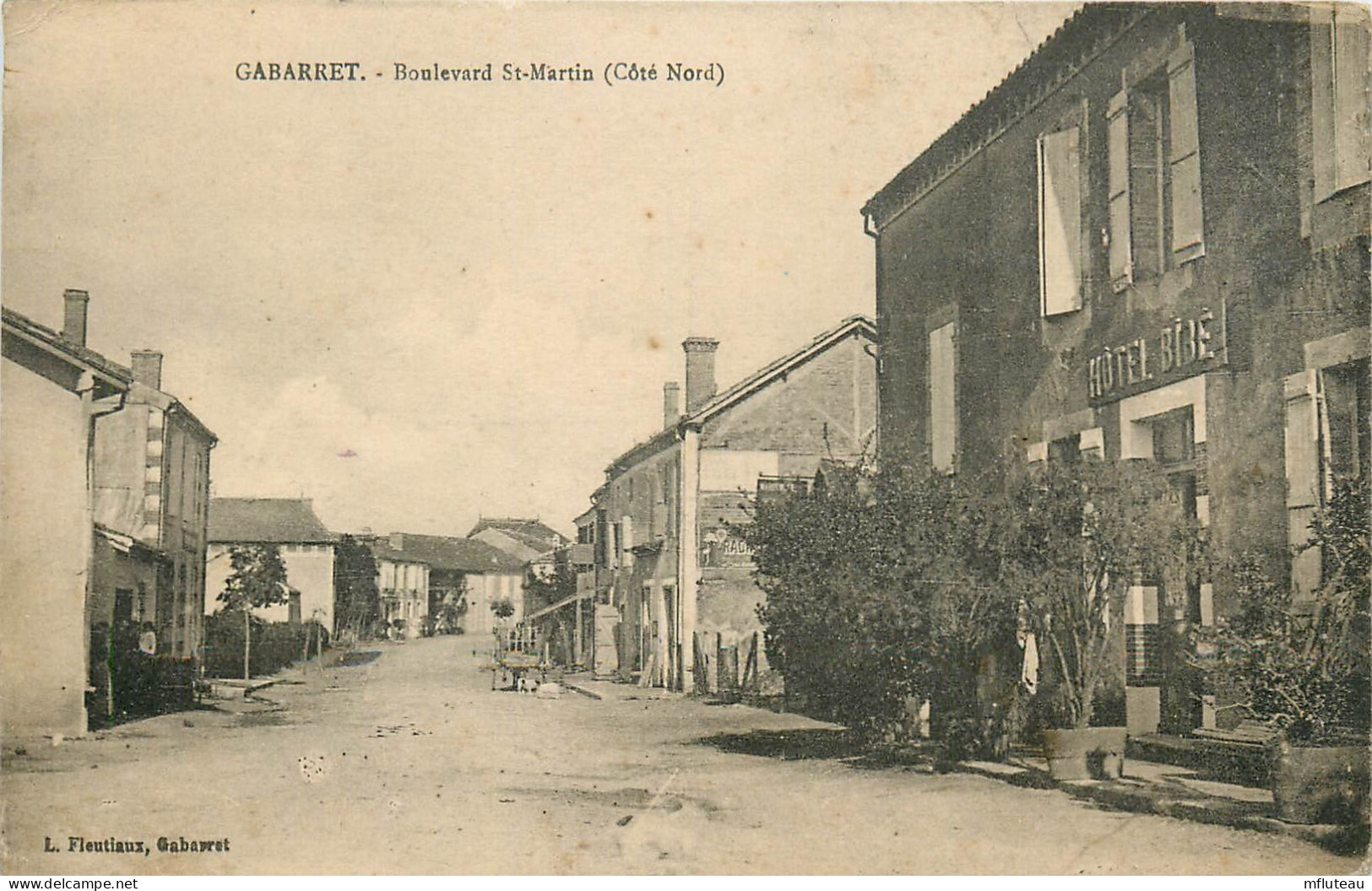 40* GABARRET  Bd St Martin       RL23,1928 - Gabarret