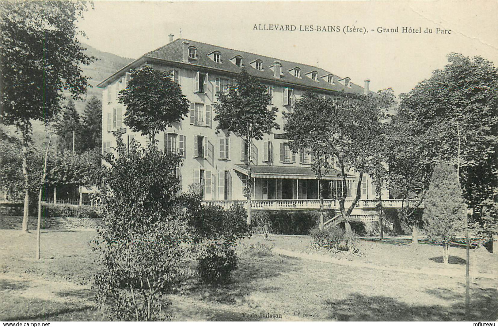 38* ALLEVARD LES BAINS  Grand Hotel Du Parc       RL23,1793 - Allevard