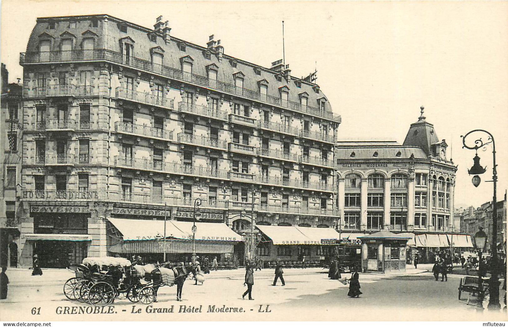 38* GRENOBLE     Grand Hotel Moderne  RL23,1784 - Grenoble
