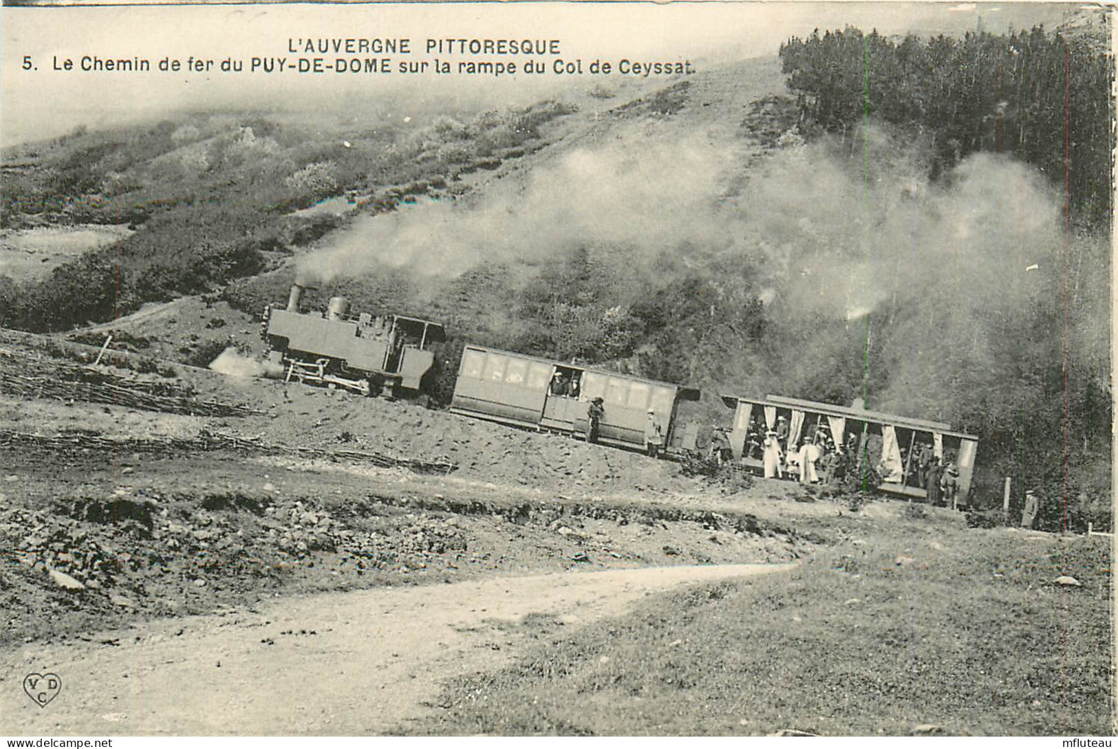 63* LE PUY DE DOME  Chemin De Fer Sur Les Rampes Col De         RL35.0460 - Other & Unclassified