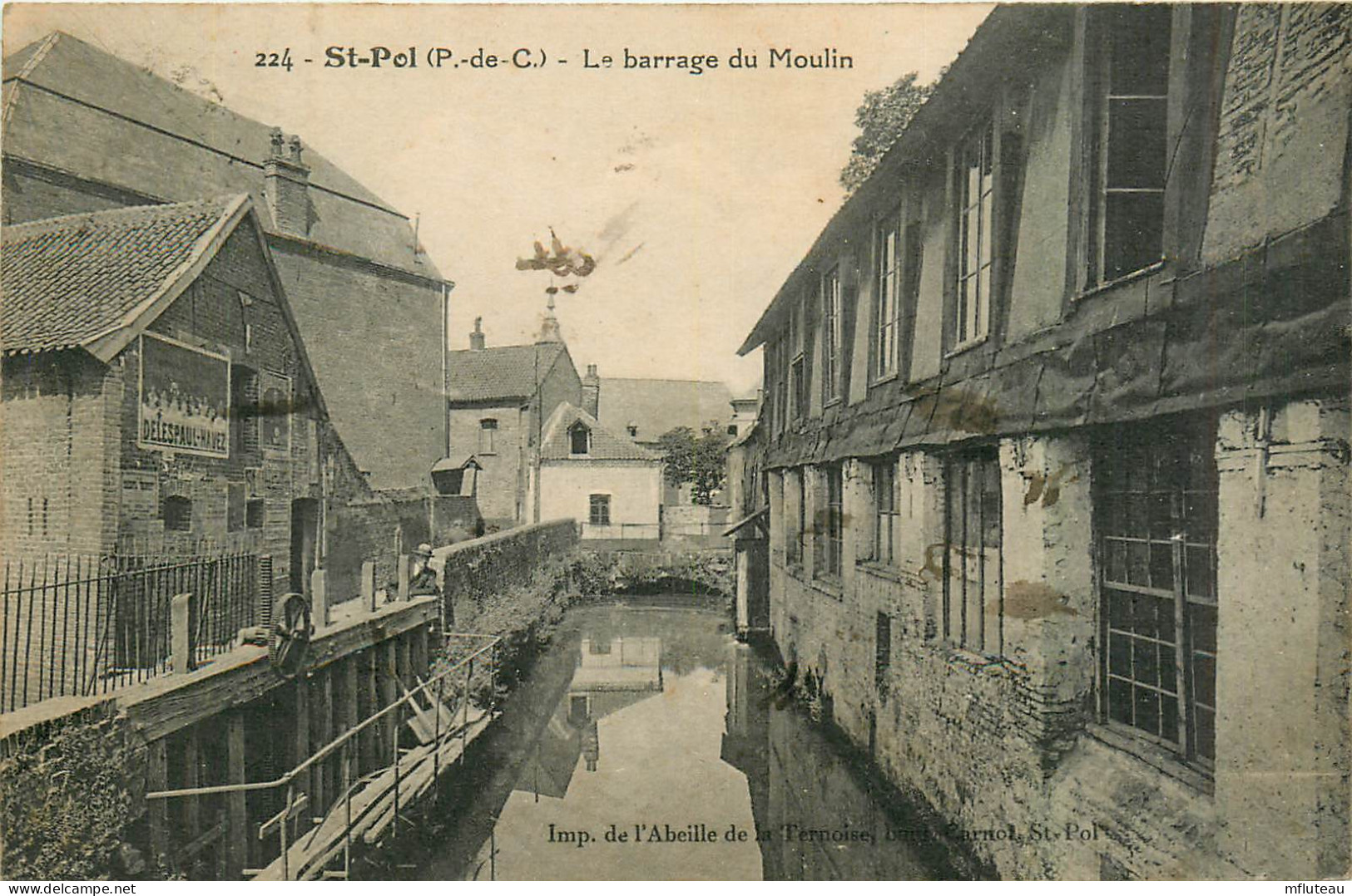 62* ST POL  Le Barrage Du Moulin         RL35.0351 - Saint Pol Sur Ternoise