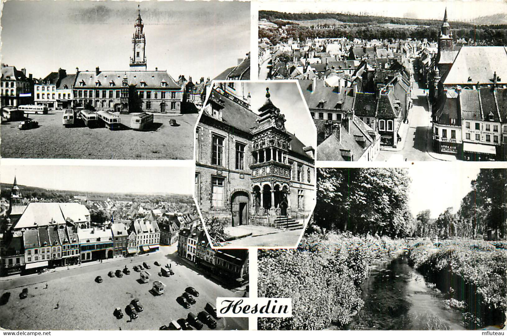 62* HESDIN  Multi-vues (CPSM 9x14cm)         RL35.0325 - Hesdin