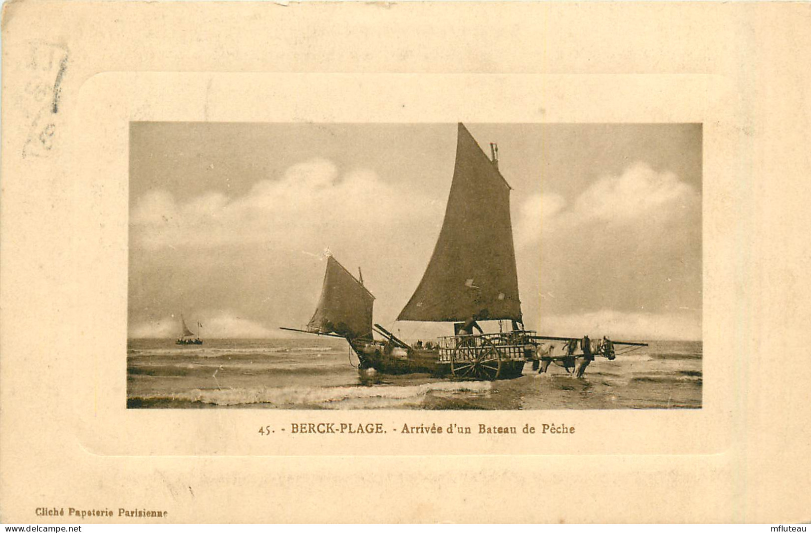 62* BERCK PLAGE Arrivee D Un Bateau De Peche        RL35.0303 - Berck