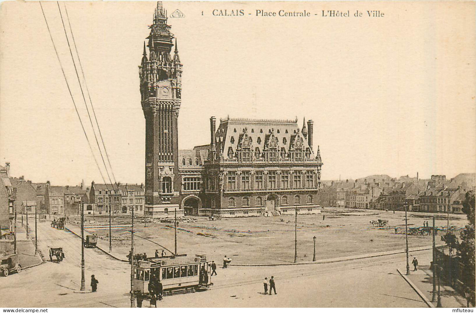 62* CALAIS  Place Centrale  Hotel De Ville        RL35.0278 - Calais