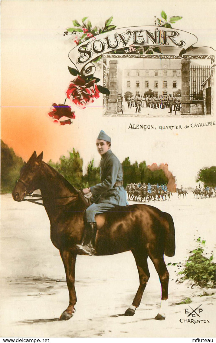 61* ALENCON « souvenir »  Quartier De Cavalerie         RL35.0230 - Caserme