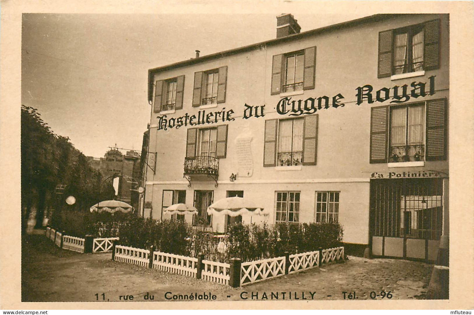 60* CHANTILLY  Hotel Du Cygne Royal         RL35.0134 - Chantilly