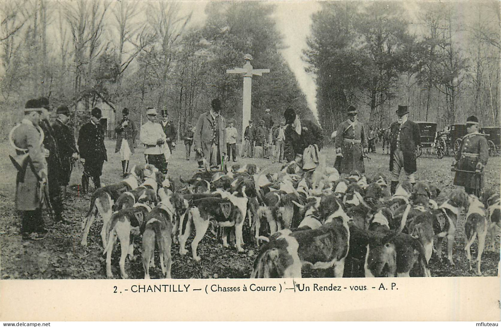60* CHANTILLY  Chasse A Courre- Meute Au Rendez Vous         RL35.0101 - Hunting