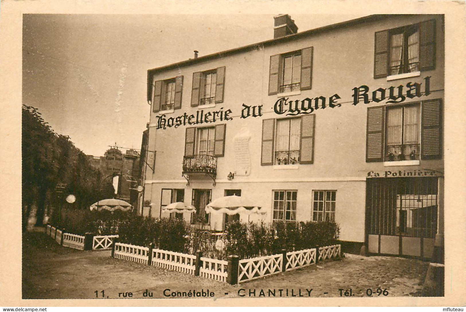 60* CHANTILLY  R Hostellerie Du « cygne Royal »       RL35.0063 - Chantilly