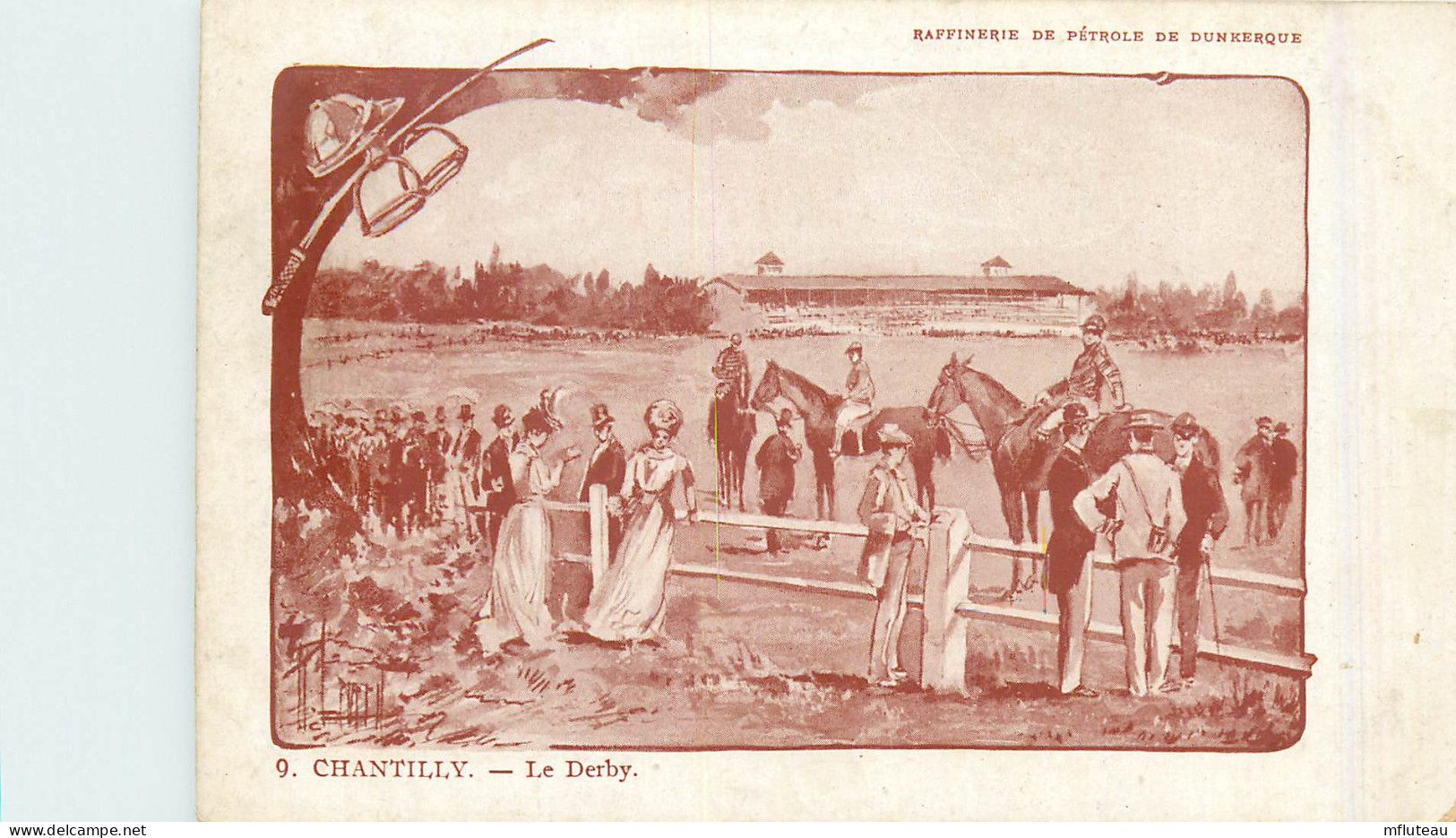 60* CHANTILLY    Le Derby (dessin)     RL35.0057 - Chantilly