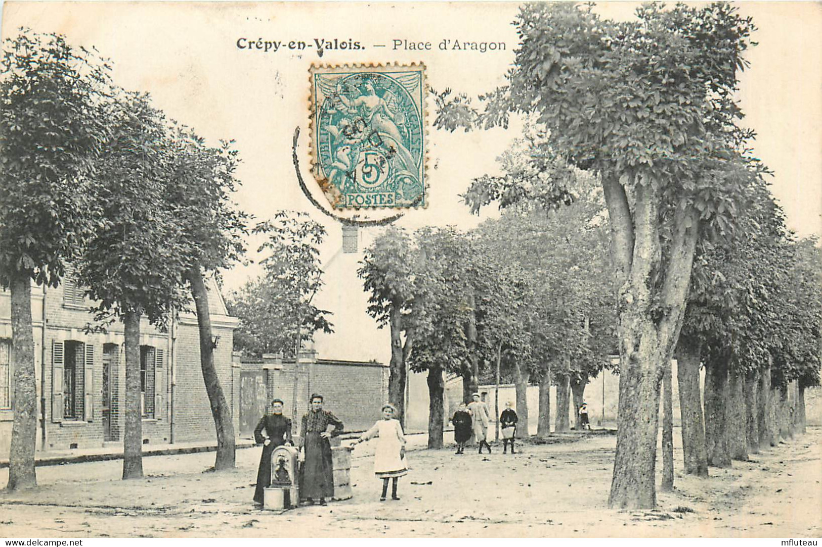 60* CREPY EN VALOIS  Place D Aragon       RL35.0035 - Crepy En Valois