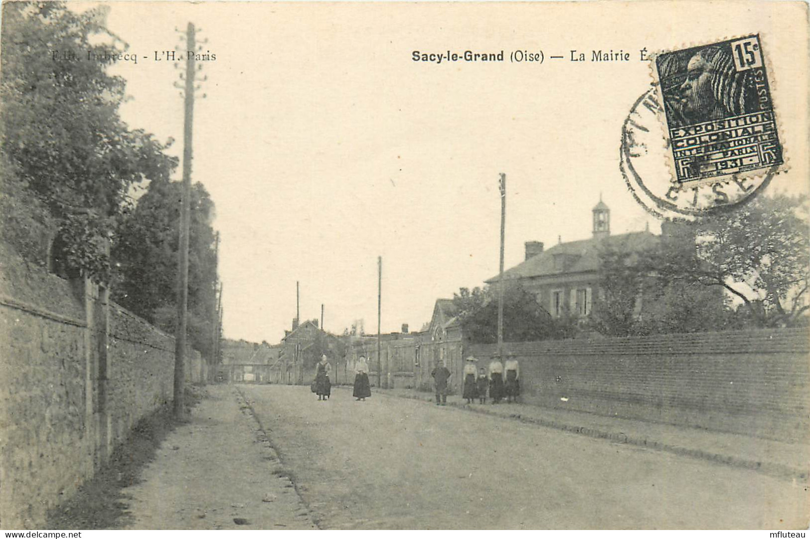 60* SACY LE GRAND  Mairie          RL35.0033 - Autres & Non Classés