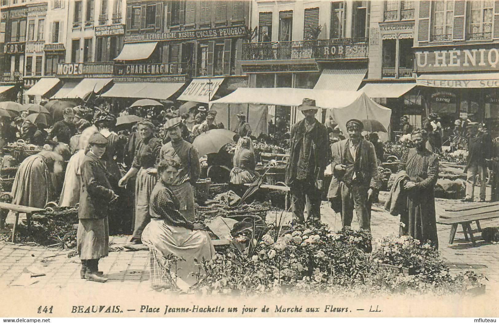 60* BEAUVAIS  Marche Aux Fleurs Place Hachette        RL35.0027 - Beauvais