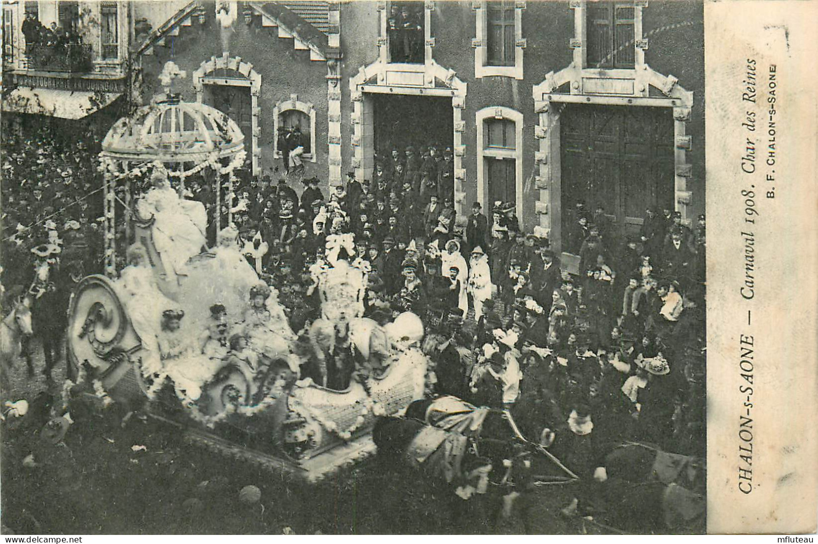 71* CHALON S/SAONE Carnaval 1908  Cher Des Reines         RL35.1064 - Chalon Sur Saone