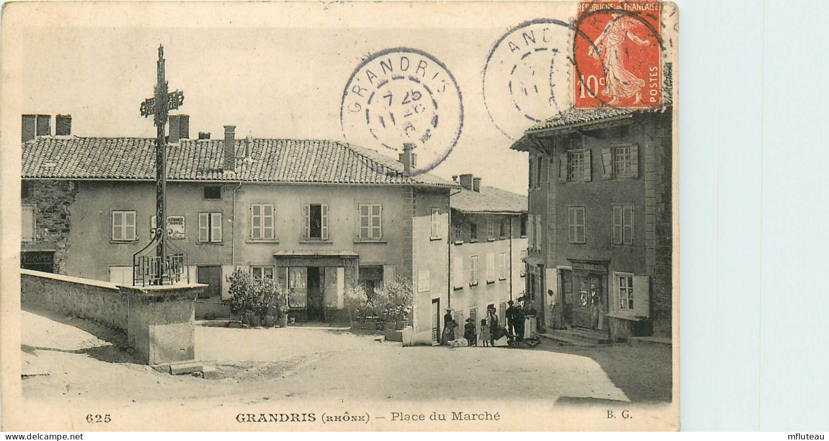 69* GRANDRIS  Place Du Marche          RL35.0936 - Autres & Non Classés