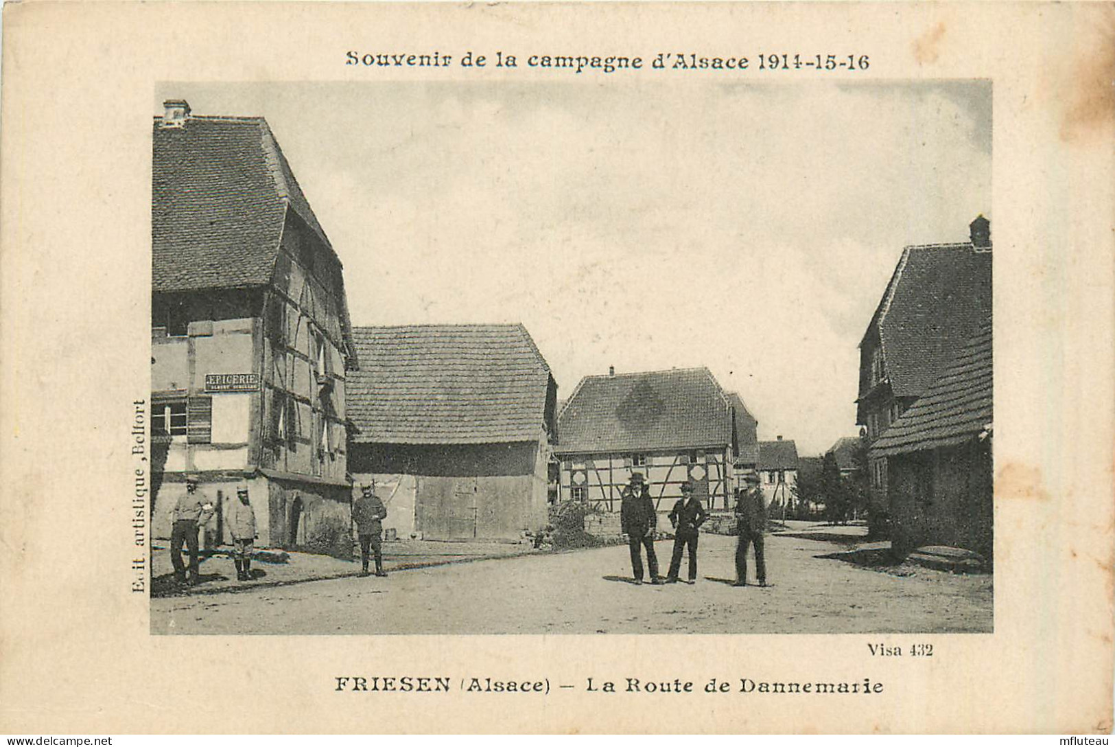 68* FRIESEN  La Route De Dannemarie    WW1      RL35.0810 - Sonstige & Ohne Zuordnung