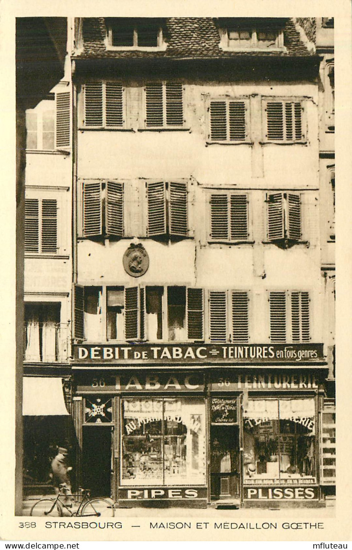 67* STRASBOURG   Maison Et Medaillon « goethe » Debit Tabac        RL35.0786 - Straatsburg