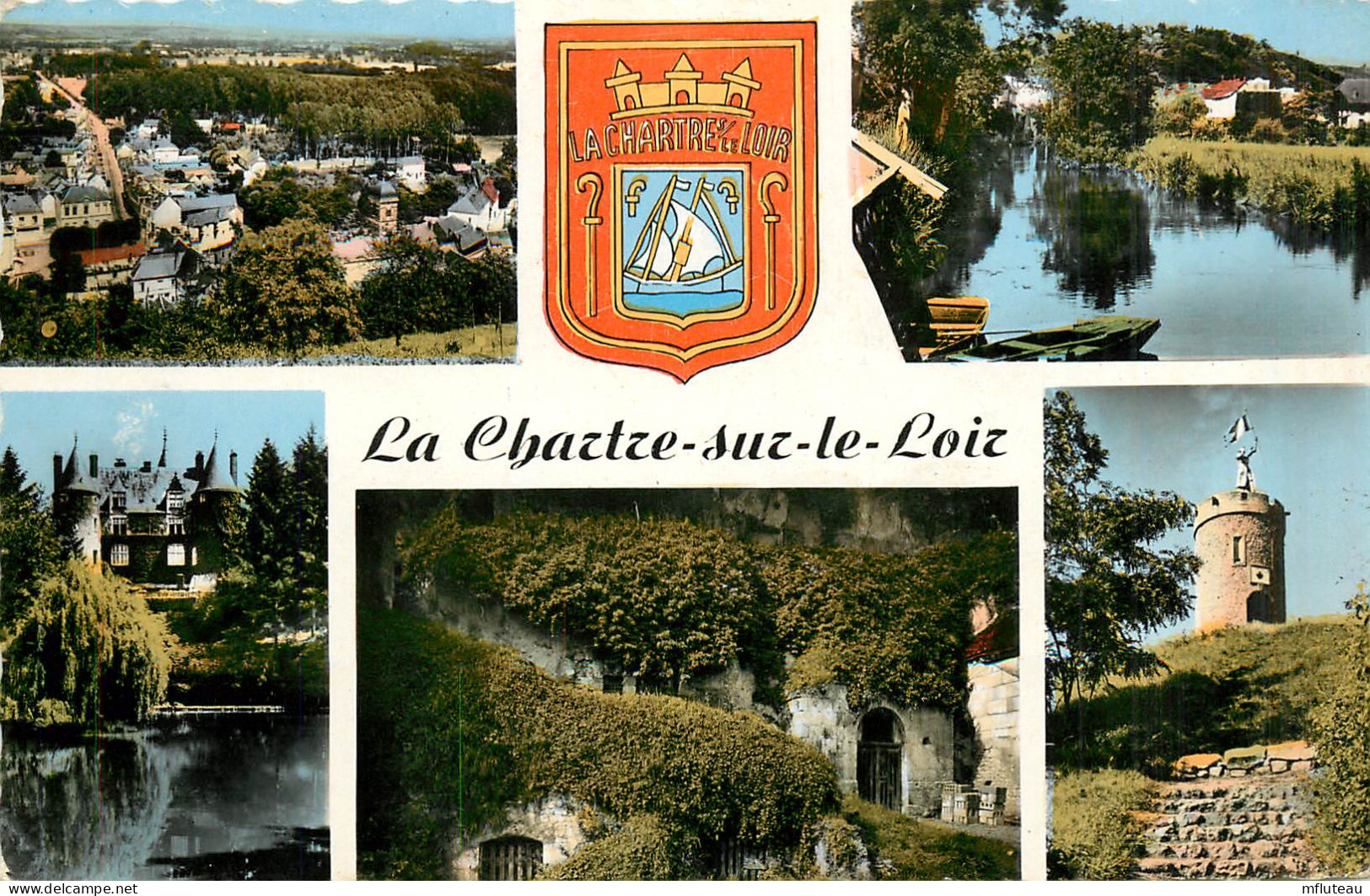 72* LA CHARTRE SUR LE LOIR   Multi-vues (CPSM 9x14cm)         RL35.1302 - Andere & Zonder Classificatie