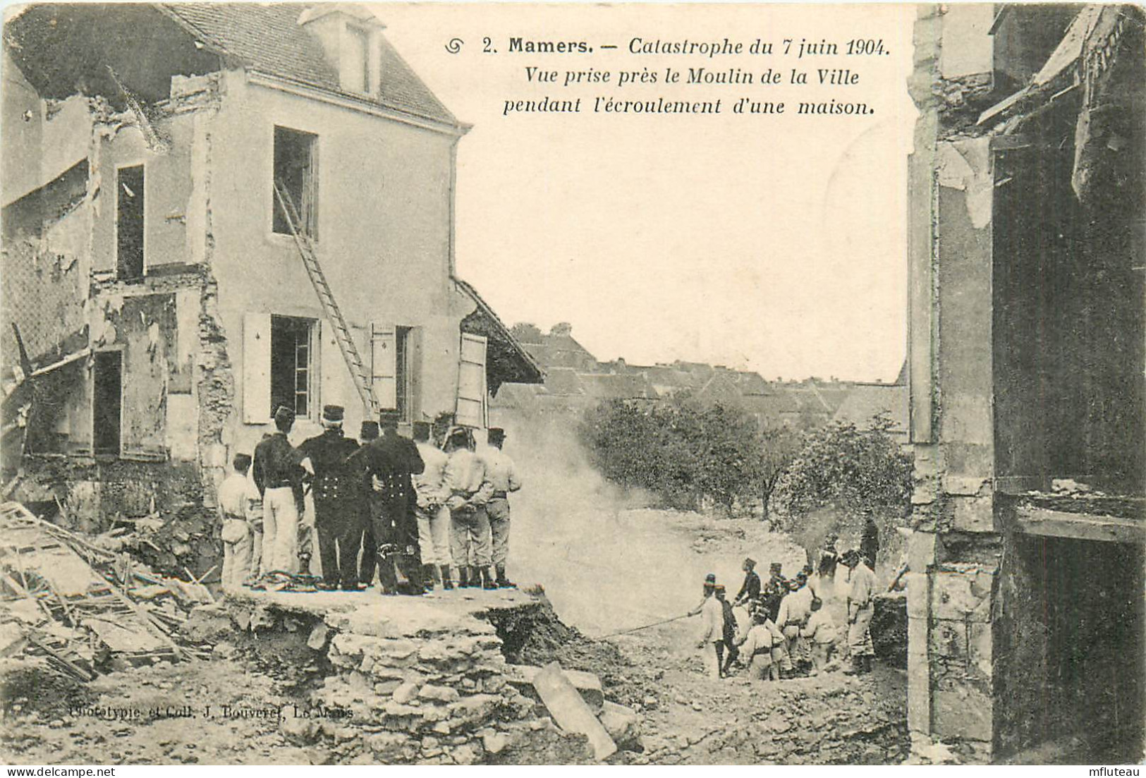 72* MAMERS   Catastrophe 1904 -ecroulement D Une Maison       RL35.1263 - Mamers