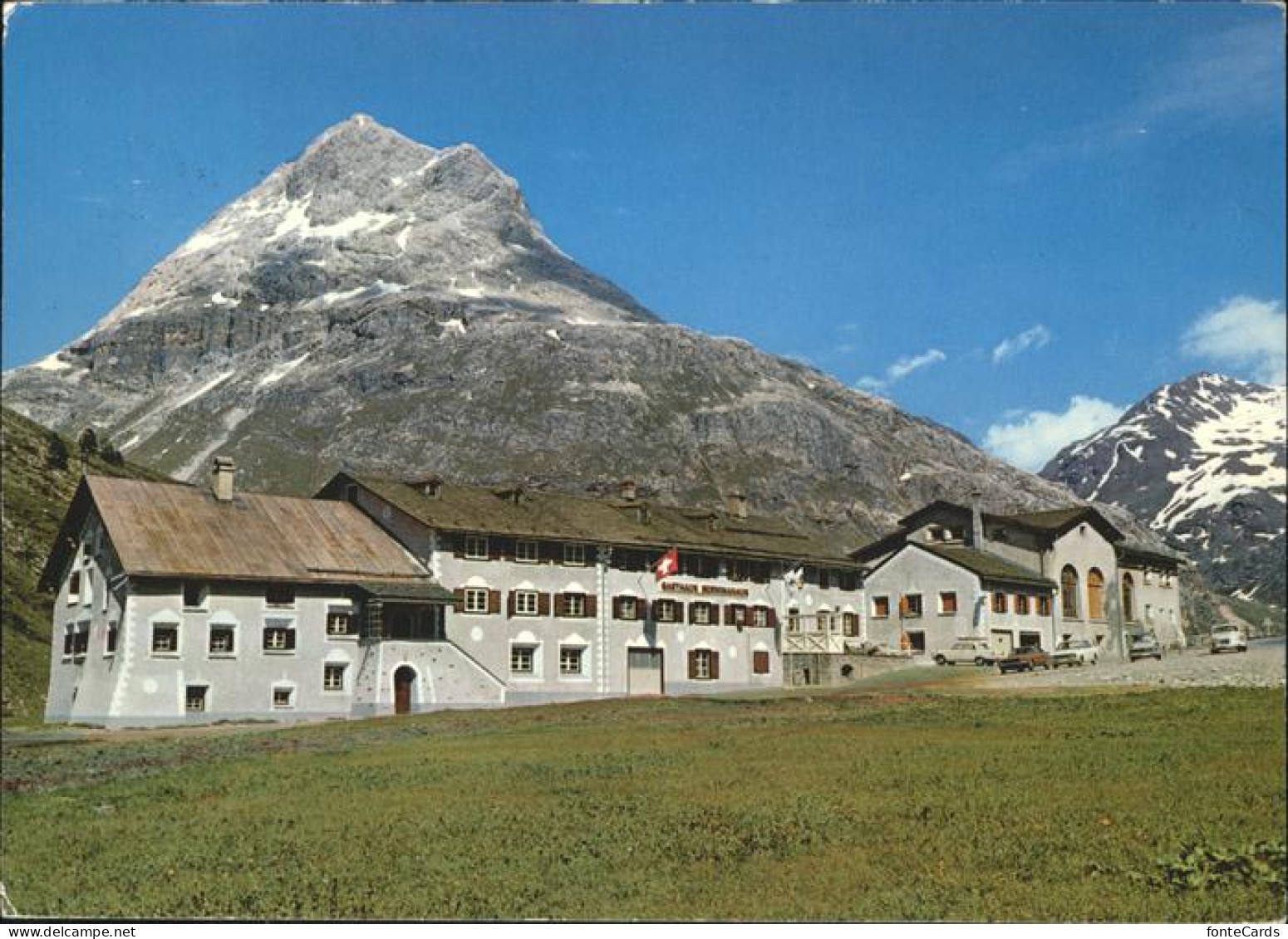 11337540 Bernina Gasthaus Pension Bernina Haus Mit Piz Alv Und Lagalp Bernina - Altri & Non Classificati