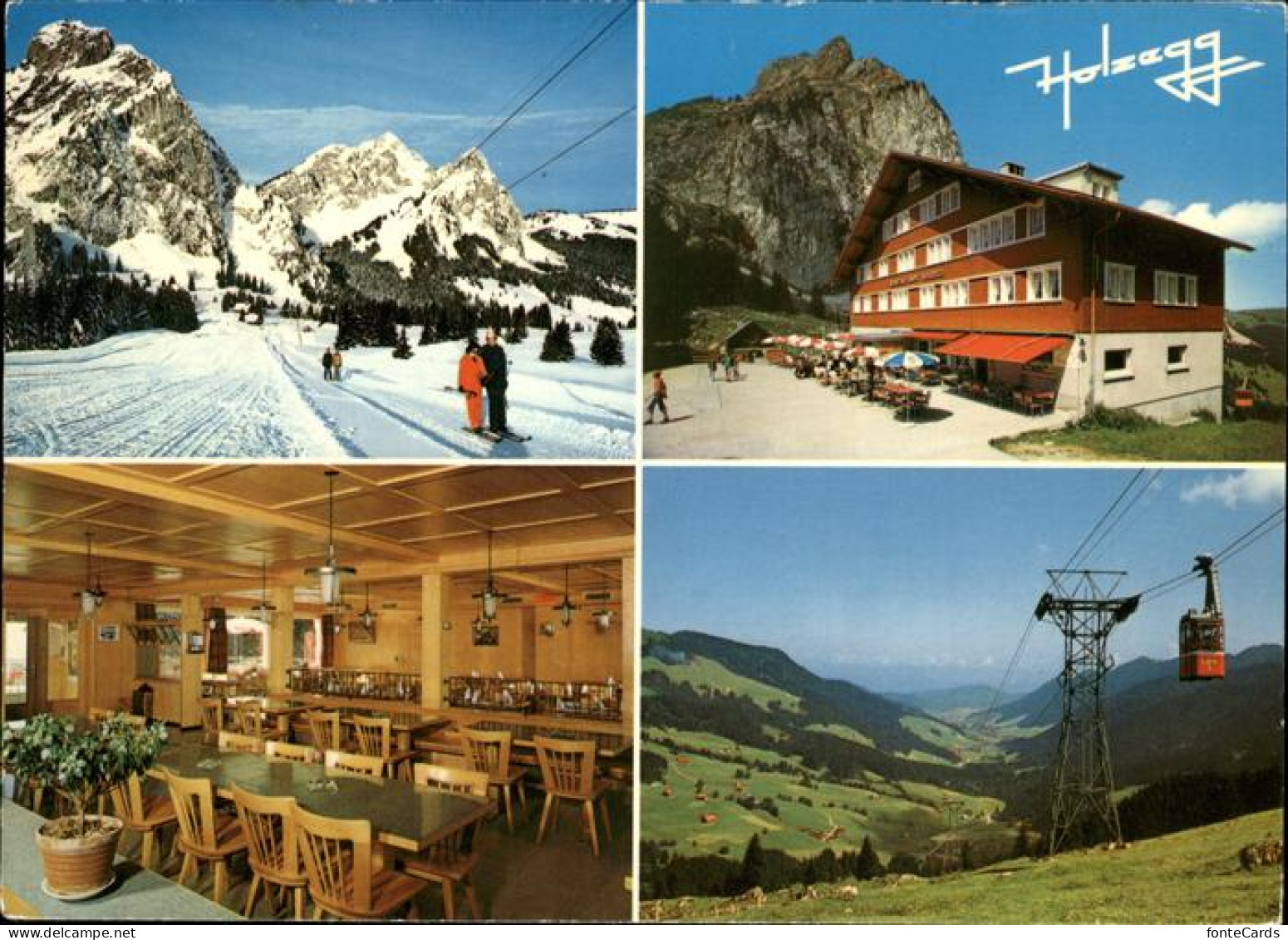 11337486 Holzegg Berggasthaus Holzegg Seilbahn Skilift Holzegg - Other & Unclassified