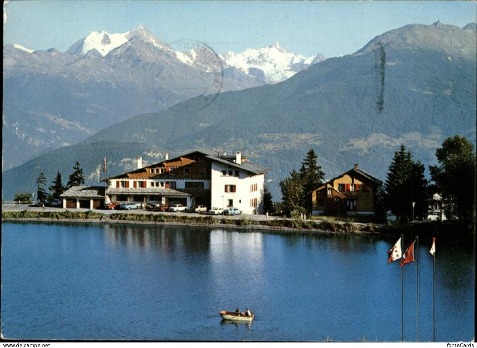 11337483 Montana-Vermala Le Lac Grenon Hotel Du Lac Et Les Alpes Montana Vermala - Andere & Zonder Classificatie