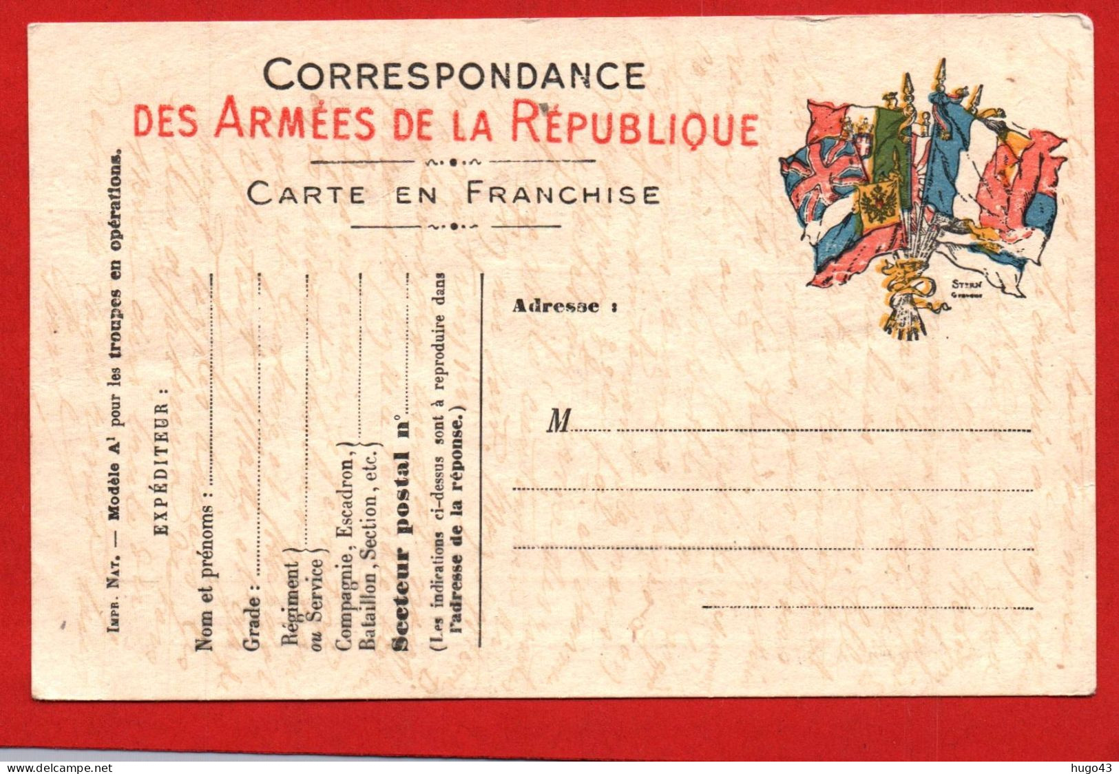 (RECTO / VERSO) CORRESPONDANCE DES ARMEES DE LA REPUBLIQUE - Briefe U. Dokumente