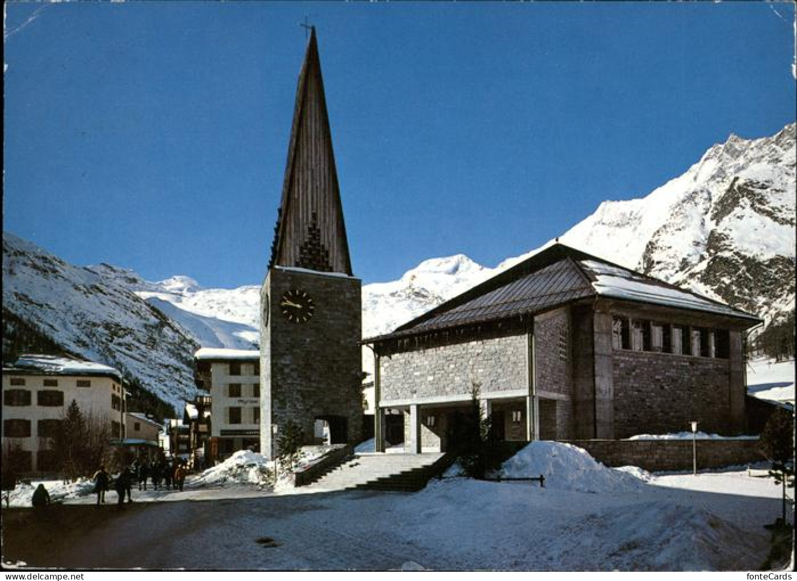 11337462 Saas-Fee Mit Allalinhorn Alphubel Taeschhorn Und Dom Saas Fee - Sonstige & Ohne Zuordnung